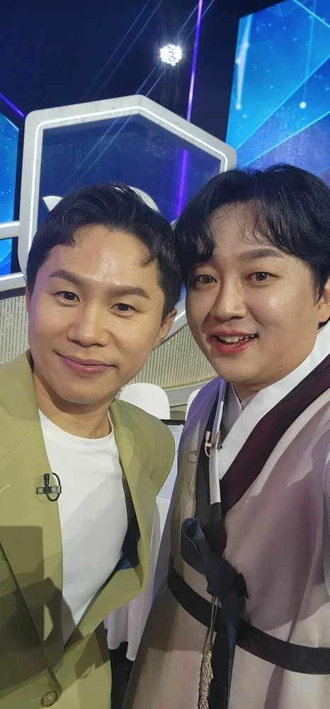 방송 현장에서 함께 출연한 분과 최한울